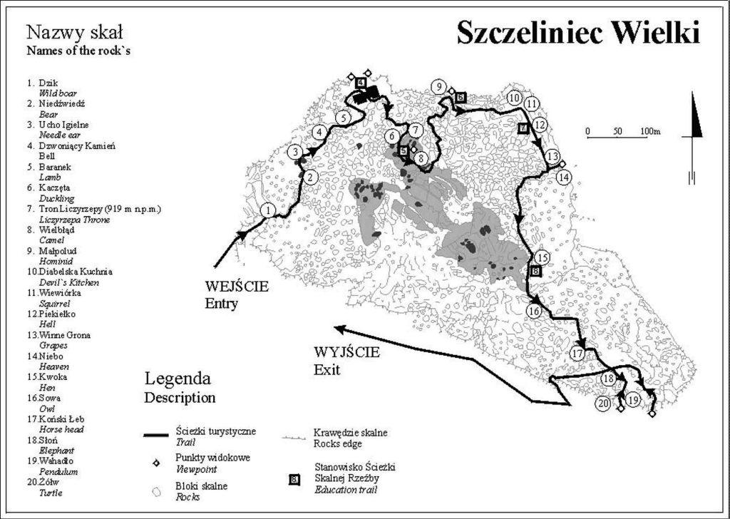 Szczelinie Wielki, limitowane wejścia i bilety.