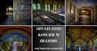 Opuszczony kościół w Zrazimiu